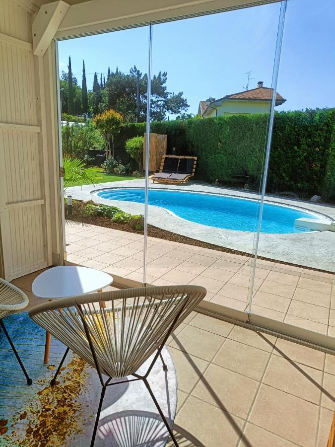 Picnic Room And Pool Кастельнуово-дель-Гарда Экстерьер фото